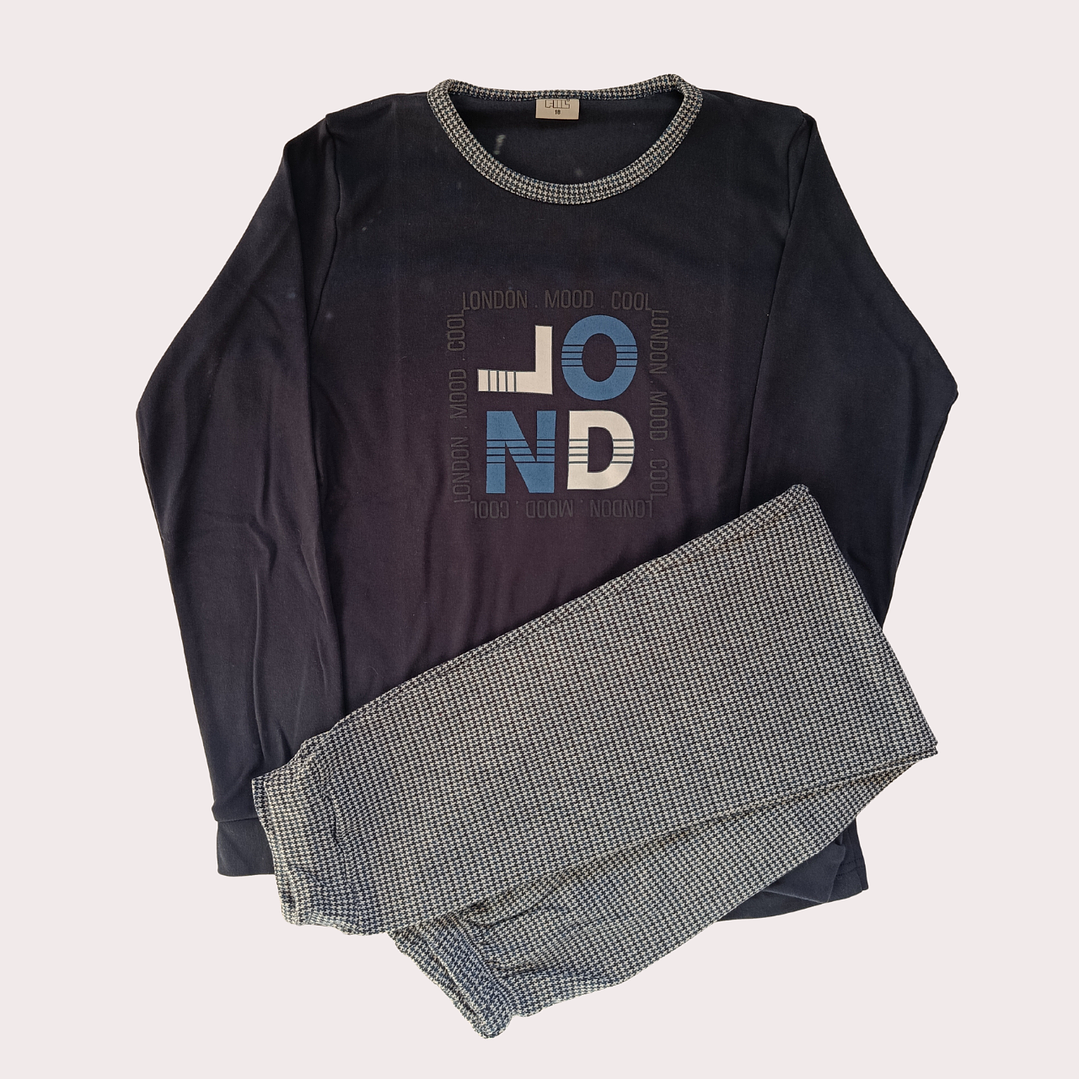 Pijama Criança Algodão 14-16A 1