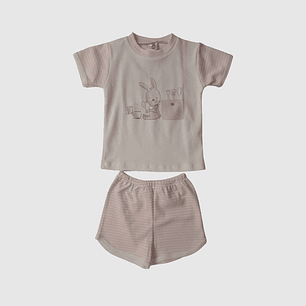 Pijama Bebé Calção 12 meses