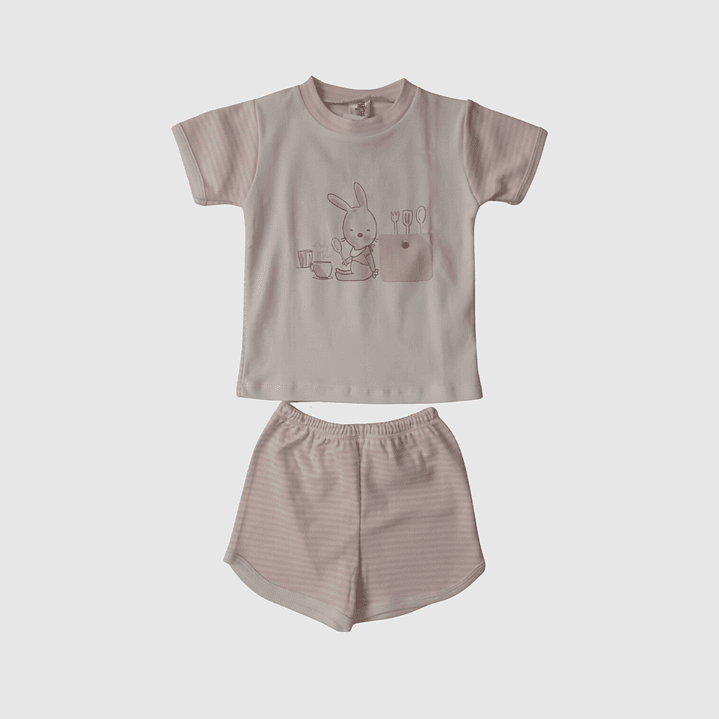 Pijama Bebé Calção 12 meses 1