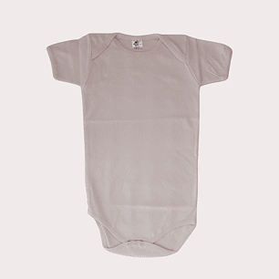 Body Liso Manga Curta 24 meses Rosa