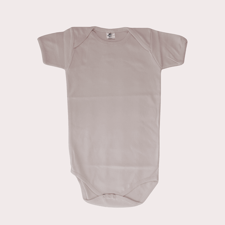 Body Liso Manga Curta 24 meses Rosa 1