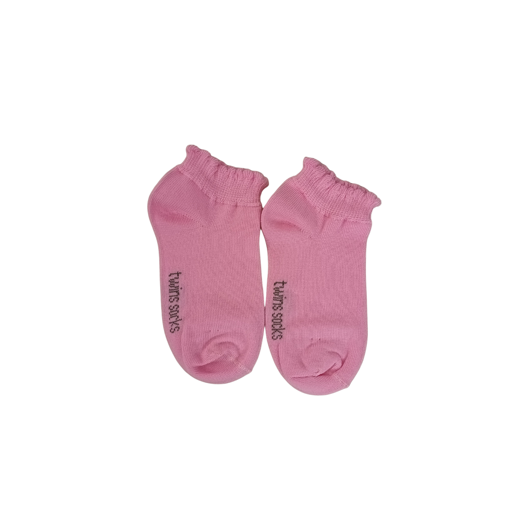 Pack 3 Soquetes Algodão Tam: 23-26 Criança com Folhos 3