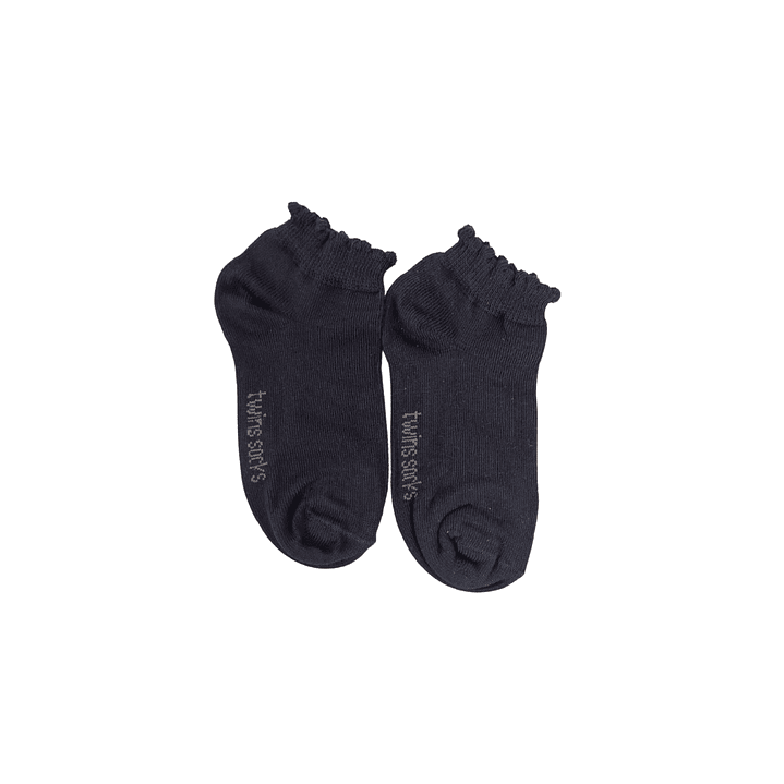 Pack 3 Soquetes Algodão Tam: 23-26 Criança com Folhos 4