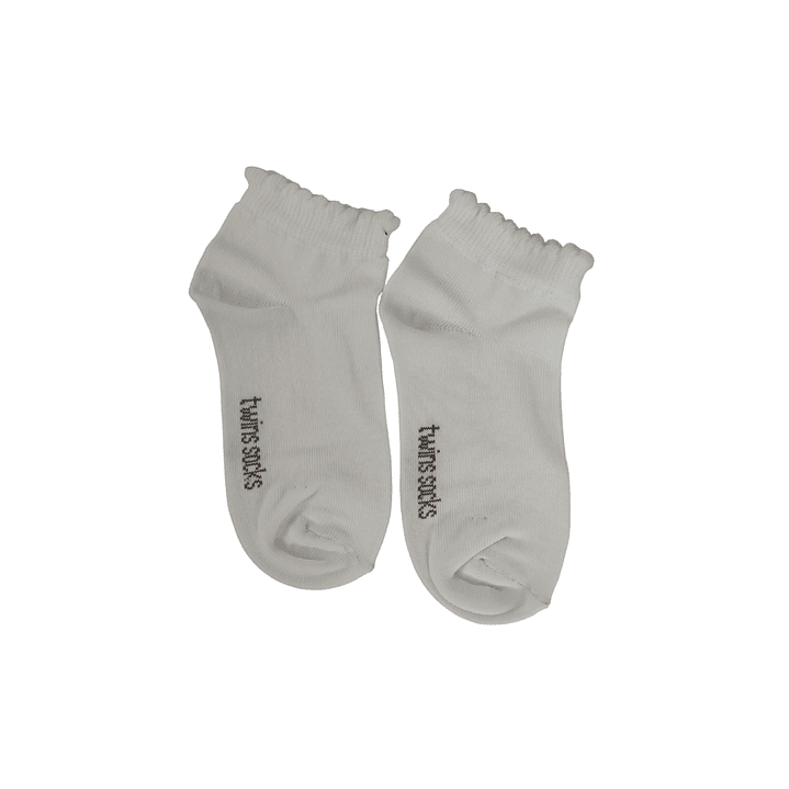 Pack 6 Soquetes Algodão Tam: 23-26 Criança com Folhos 3