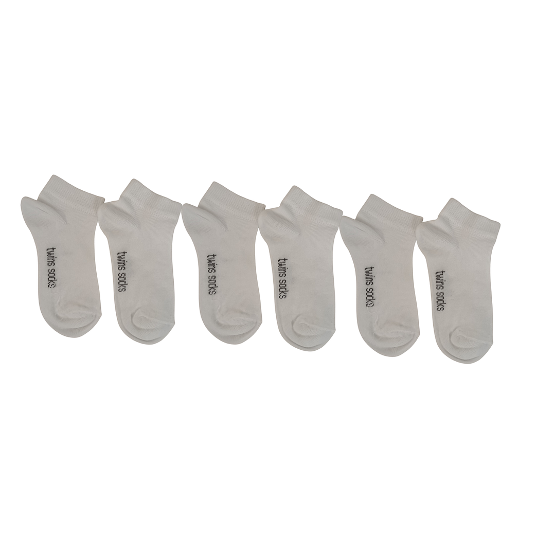 Pack 6 Soquetes Algodão Tam: 31-34 Criança 1