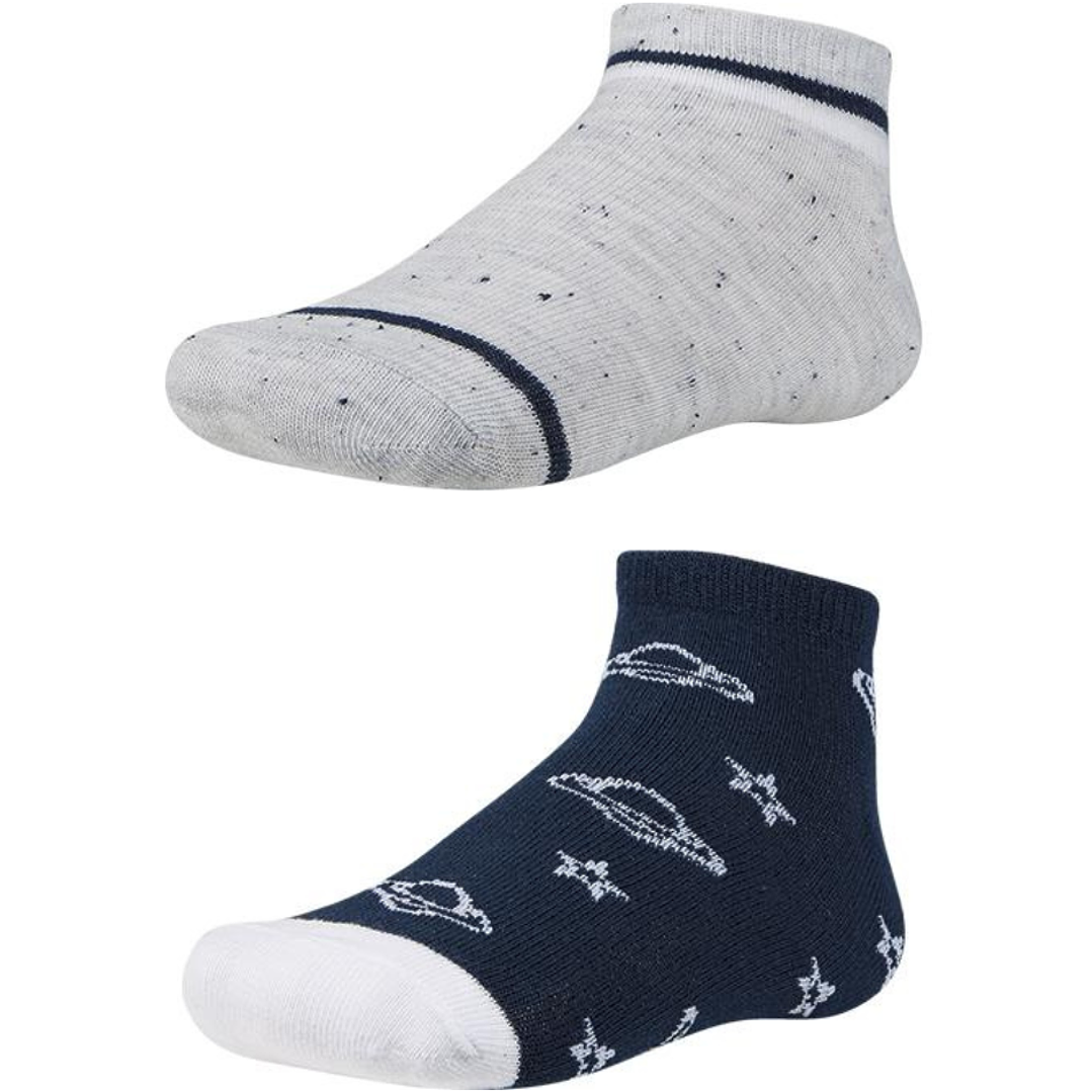 Pack 5 Soquetes Algodão Tam: 26-28 Criança 2