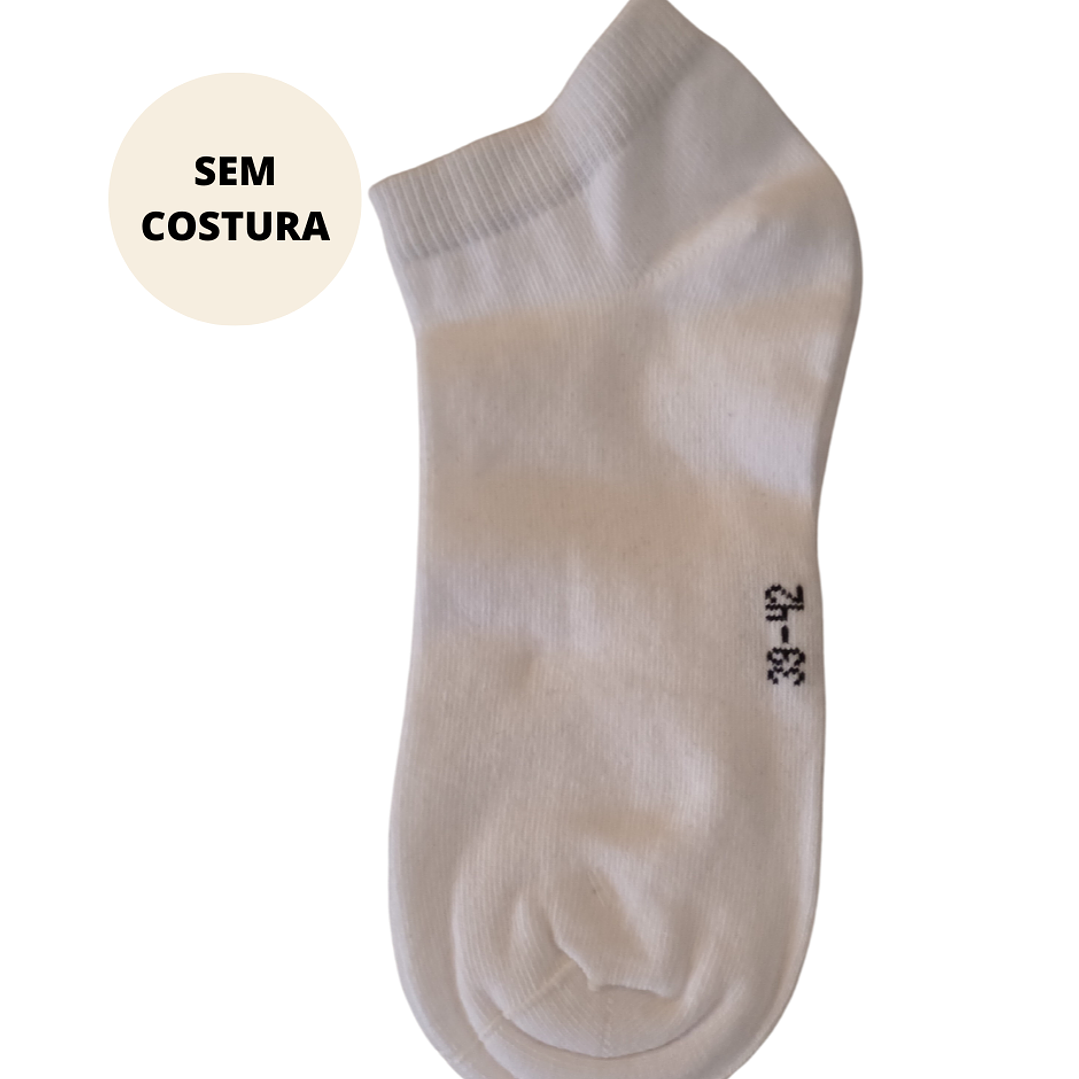 Pack 7 Soquetes Algodão Tam: 35-39 Adulto Cerzido 2