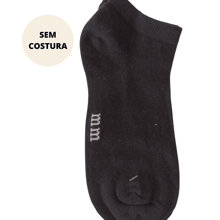 Pack 7 Soquetes Algodão Tam: 35-39 Adulto Cerzido 3