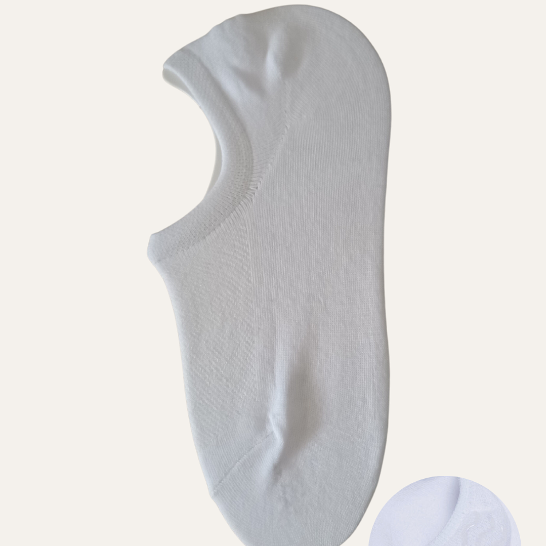 Pack 10 Meias Invisíveis Tam: 40-46 Respiráveis com Silicone 2