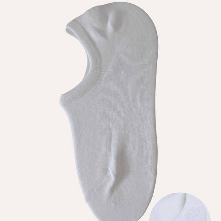 Pack 10 Meias Invisíveis Tam: 40-46 Respiráveis com Silicone 2