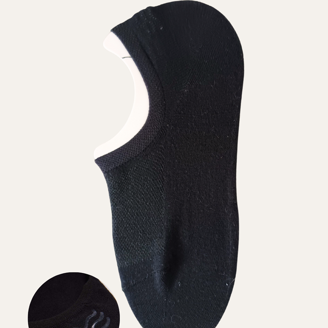 Pack 9 Meias Invisíveis Tam: 40-46 Respiráveis com Silicone 4