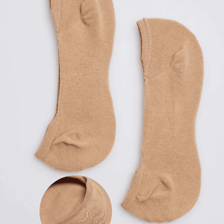 Pack 4 Meias Invisíveis Tam: 26-28 Algodão Criança 5