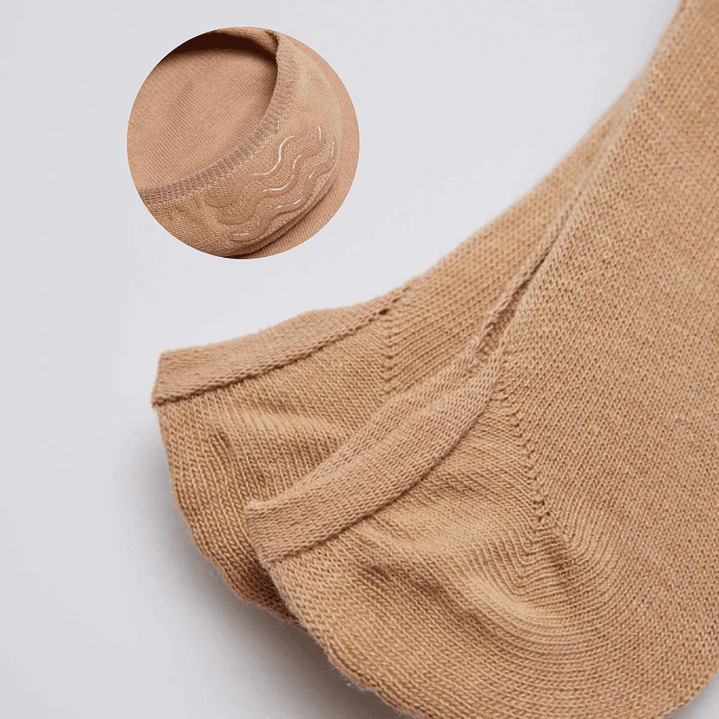 Pack 4 Meias Invisíveis Tam: 26-28 Algodão Criança 6