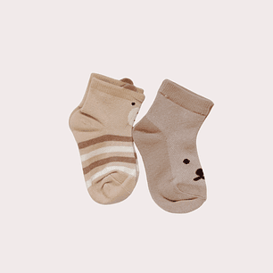 Pack 2 Meias Bebé Tam: 23-26