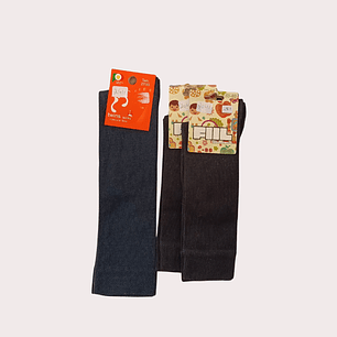 Pack 3 Meias Altas Algodão Tam: 27-30