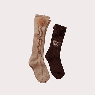 Meias Altas Algodão Criança