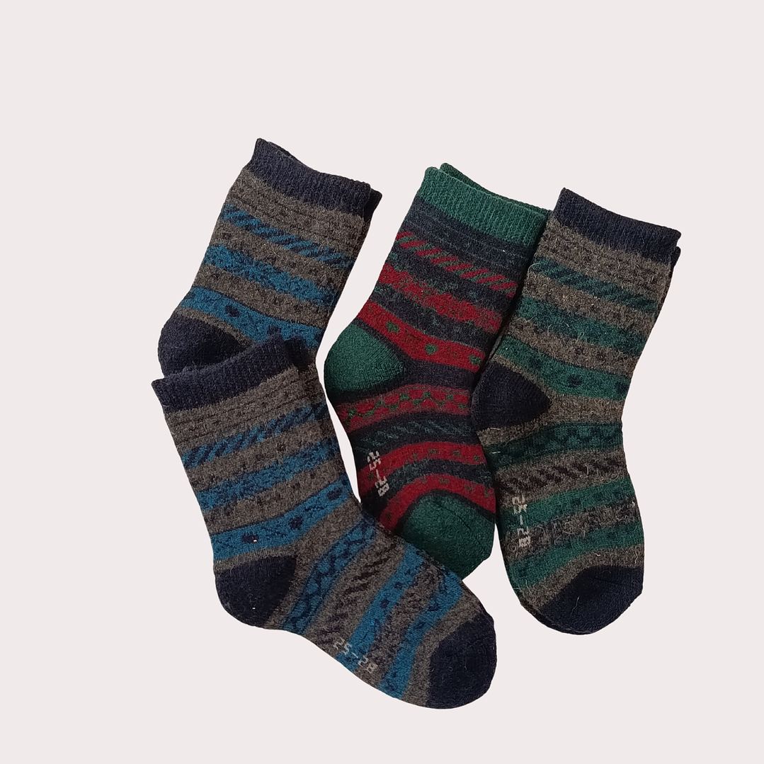 Pack 4 Meias Lambswool Tam: 22-26 1