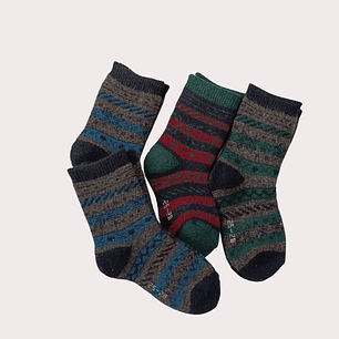Pack 4 Meias Lambswool Tam: 22-26