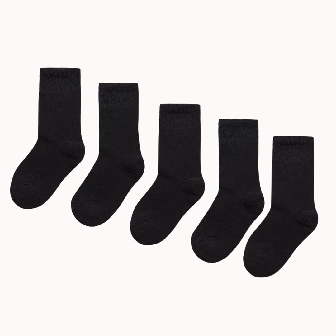Pack 5 Meias de Algodão Tam: 31-34 Cano Médio 1