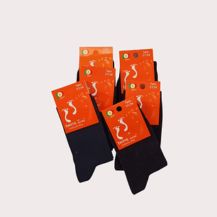 Pack 6 Meias de Algodão Tam: 31-34 Cano Médio