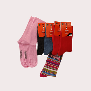 Meias de Cano Curto Pack 6 Tama: 35-39