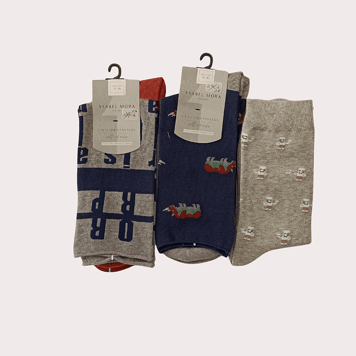 Pack 3 Peúgas Punho Medicinal 41-46 1