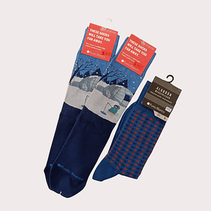 Pack 3 Peúgas Punto Blanco 39-45