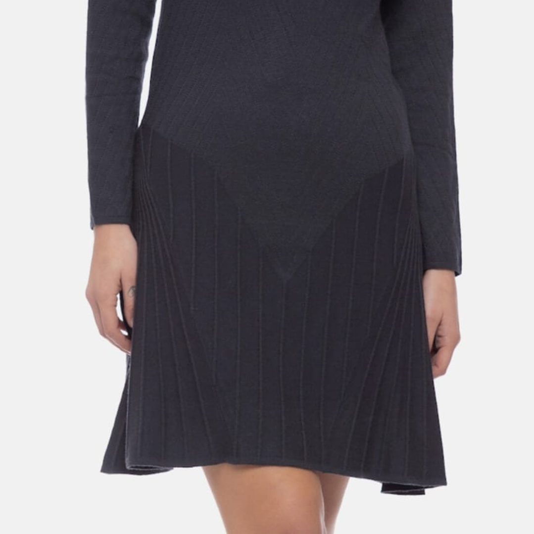 Vestido em Malha Cinza CAMOMILLA 2