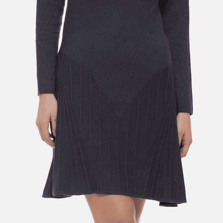 Vestido em Malha Cinza CAMOMILLA 2