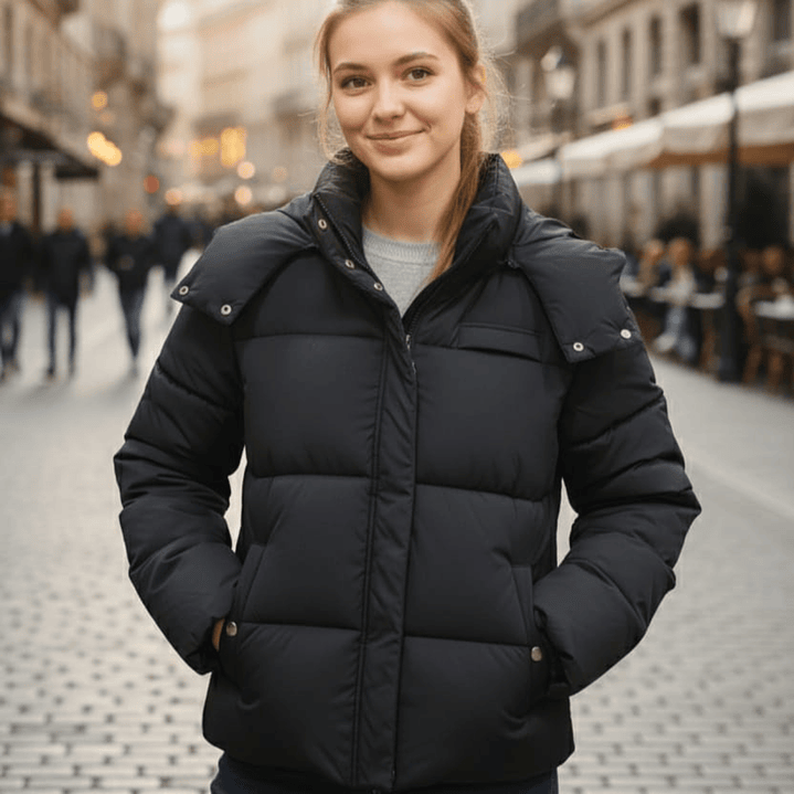 Casaco Alcochoado Preto HELLEN BATTERR 1