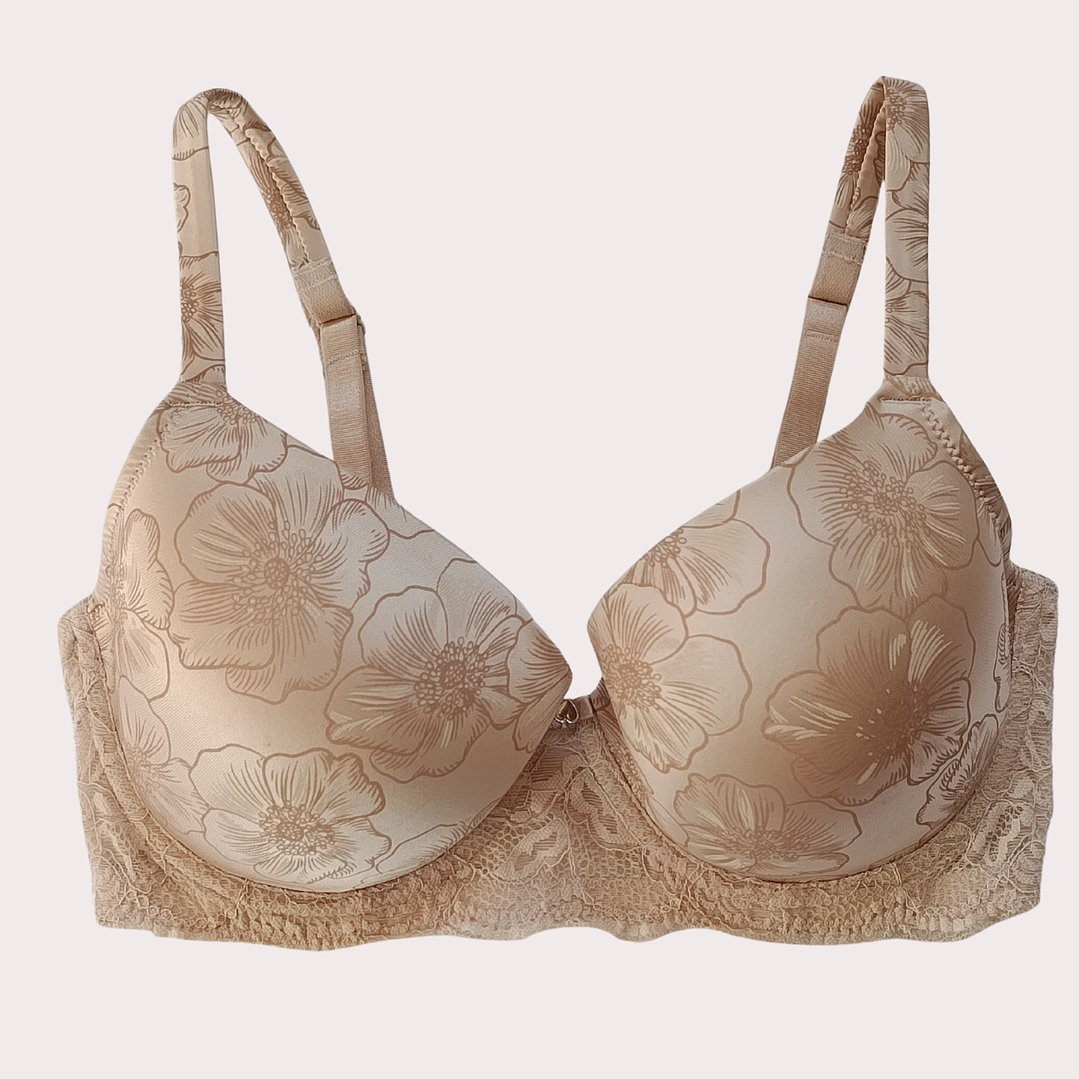 Soutien Nude Floral Rendado 32D 3