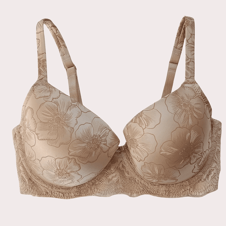 Soutien Nude Floral Rendado 32D 3