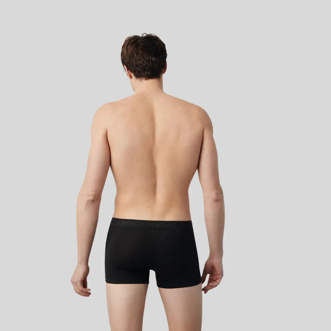 Pack 3 Boxers Algodão Respirável Preto 2