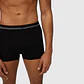 Pack 3 Boxer de Homem Seamless Preto - Miniatura 3