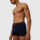 Pack 3 Boxer de Homem Seamless Marinho - Miniatura 3