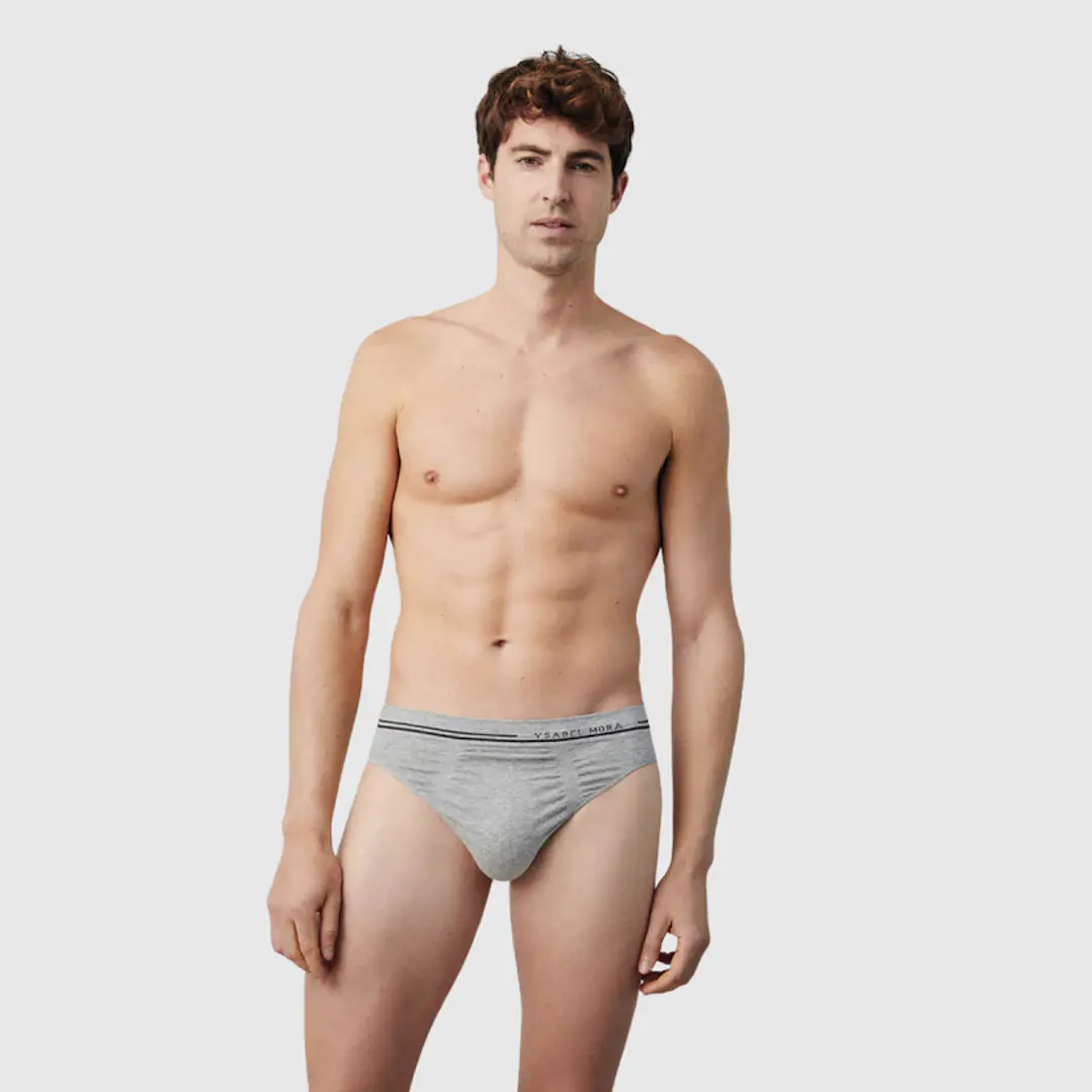 Pack 3 Slips Seamless Cinza 1
