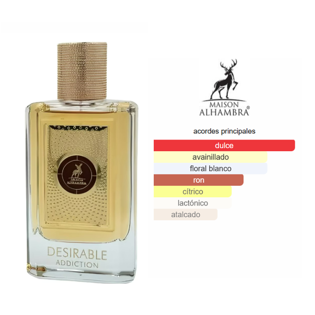 MAISON ALHAMBRA DESIRABLE ADDICTION EDP MUJER 100 ML 2
