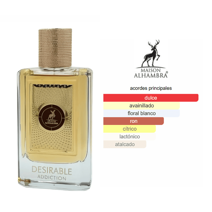 MAISON ALHAMBRA DESIRABLE ADDICTION EDP MUJER 100 ML 2