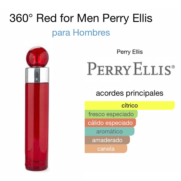 360 Red Perry Ellis 100Ml Hombre Edt 2