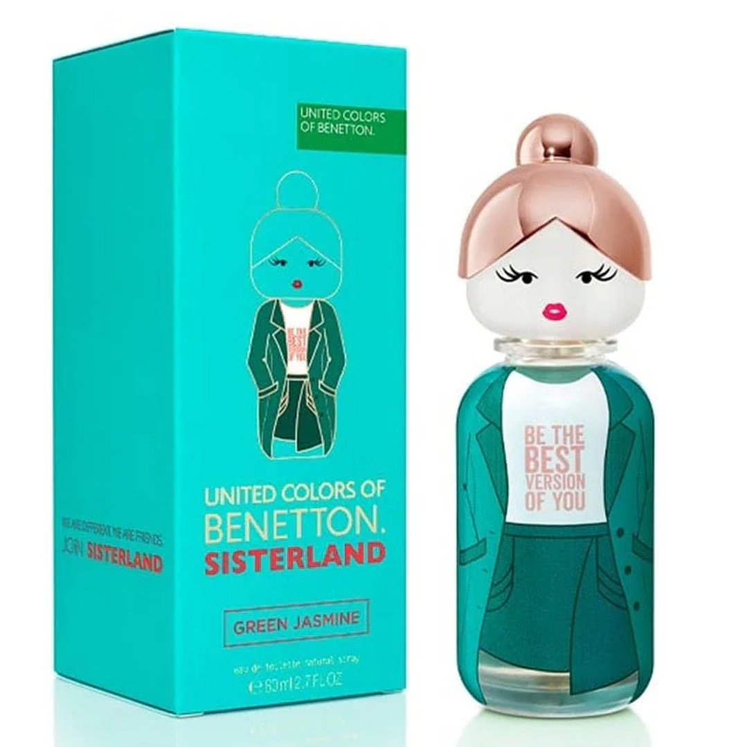 Perfume Benetton United Colors Sisterland Green Jasmine Dama Edt 80 ml 1