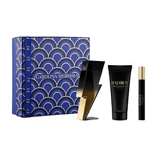 ESTUCHE CAROLINA HERRERA BAD BOY EXTREME EDP HOMBRE 100  ML+10 ML +100 ML GEL DE DUCHA