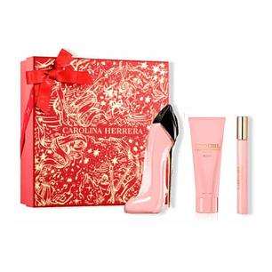 ESTUCHE CAROLINA HERRERA GOOD GIRL BLUSH  80 ML +10 ML +100 ML BODY LOTION