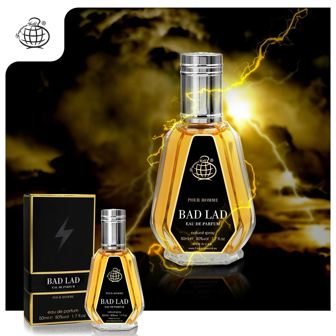 FRAGRANCE WORLD BAD LAD EDP 50 ML HOMBRE 2