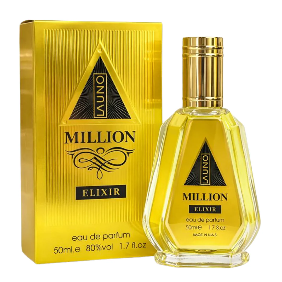  Fragrance World La Uno Million Elixir Edp 50Ml Hombre - Inspirado En One Million Elixir 1