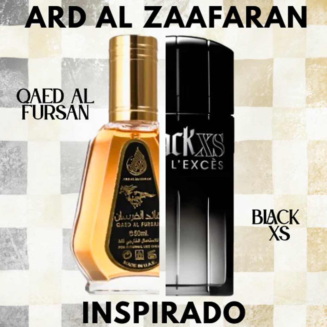Qaed Al Fursan EDP 50 ML Unisex (Sin Celofán) - By Ard Al Zaafaran - (Inspirado en Black XS de Paco Rabanne) 2