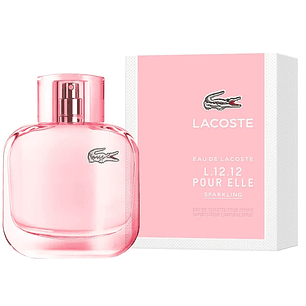 LACOSTE L.12.12 ROSE SPARKLING EDT MUJER 90 ML