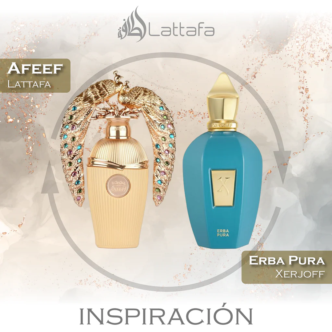 Perfume Lattafa Afeef EDP 100 ml UNISEX   - Inspirado En New York Nights Bond No 9 2