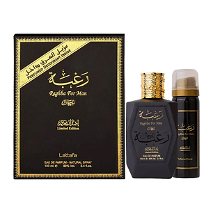Raghba For Man Lattafa Estuche 100Ml Hombre Edp