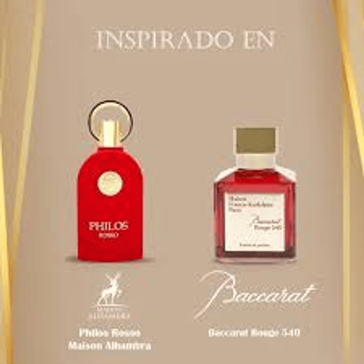 MAISON ALHAMBRA 100ML PHILOS ROSSO EDP 100ML 1