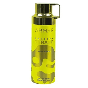 Desodorante Armaf Odyssey Tyrant Special Edition Perfume Unisex Body Spray 200 ml